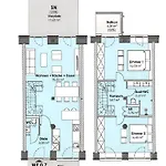 Apartment Prora - Geräumige FeWo über 2 Etagen mit Terrasse, Elektro-Grill und Meerblick - Seepferdchen Binz